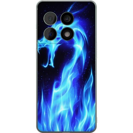 Yhteensopiva Puhelinkuori OnePlus OnePlus 10 Pro Sininen energian ja pimeyden leijona