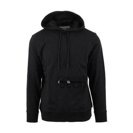 Calvin Klein Jeans, Hoodies Zwart, Heren, Maat:M