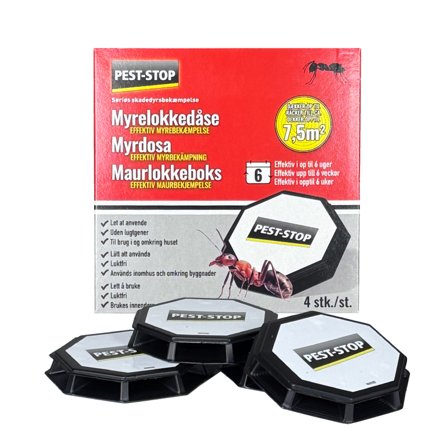 Maurlokkeboks Pest-Stop 4-pak