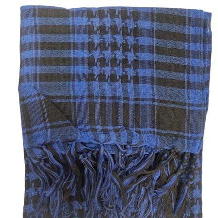 Palestina sjal - Mørkeblått og svart - skjerf