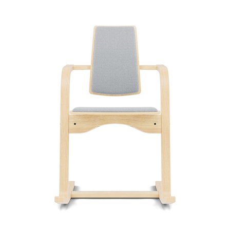 Varier Furniture Actulum - Grey Wool - Natural base