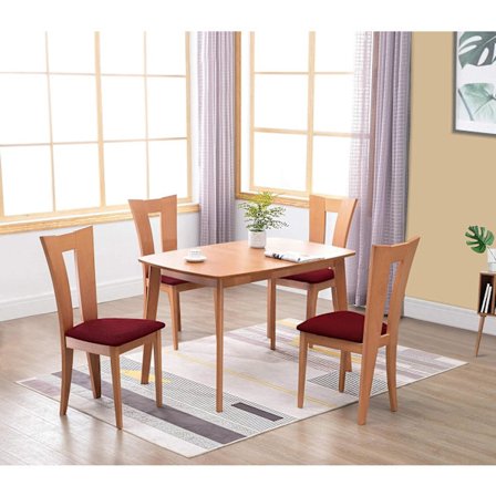 *Stolesædebetræk, Stolesædebetræk 4 stk. Spisestolbetræk*