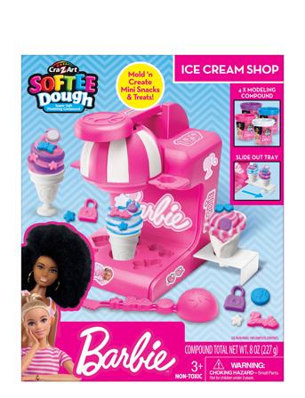 Shimmer N Sparkle Barbie Dough Ice Cream Shop Toys Toy Kitchen & Accessories Multi/patterned SHIMMER N SPARKLE