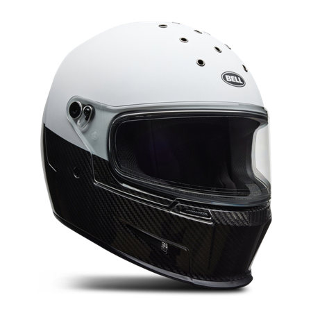 Bell Eliminator Carbon Full Face Helmet White/Black S