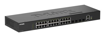 D-LINK 24 Ports GE + 4 Ports 10G SFP+ Smart Managed Switch