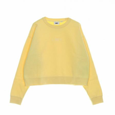 Obey short crewneck sweatshirt Gul, Dame Sweatshirts