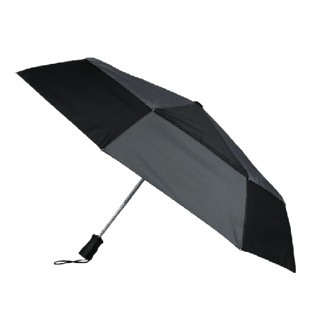 Totes Eco vindsäkert paraply Paraplyer & regnskydd Dam Svart ONESIZE