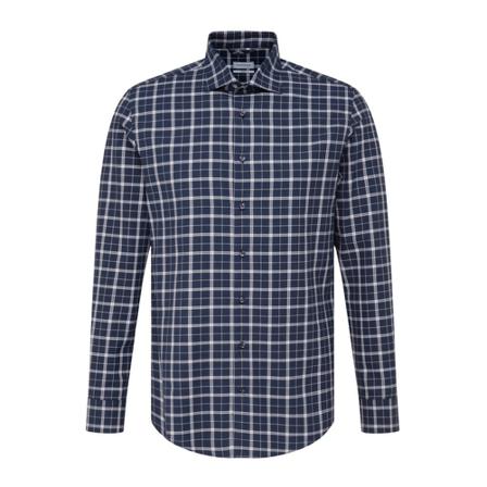 Seidensticker Business Shirt Slim , Blauw , Heren , Maat: XS