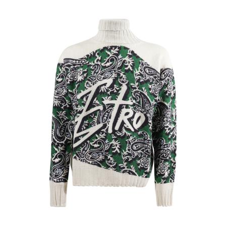Etro, Turtlenecks Groen, Heren, Maat:L,alpaca