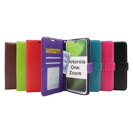 Crazy Horse Wallet Motorola One Zoom