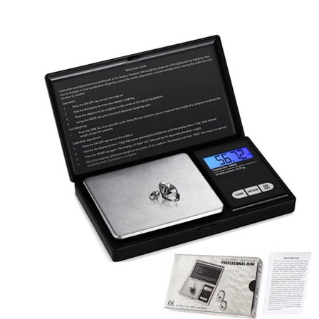 Digitaalinen taskuvaaka, 200g/0,01g grammavaa'a, minivaaka grammoina, pieni digitaalinen vaaka, pieni ruokavaaka, koruvaaka, tarkkuusvaaka 