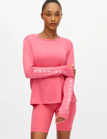 Röhnisch Team Logo Long Sleeve - Pink - L