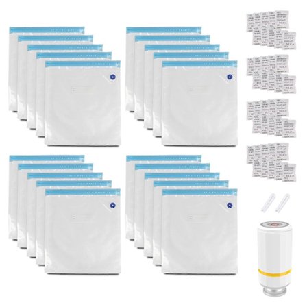 Transparent vakuumforseglingsposer for 3D-utskriftsmateriell med elektrisk pumpe, beskytter mot fuktighet