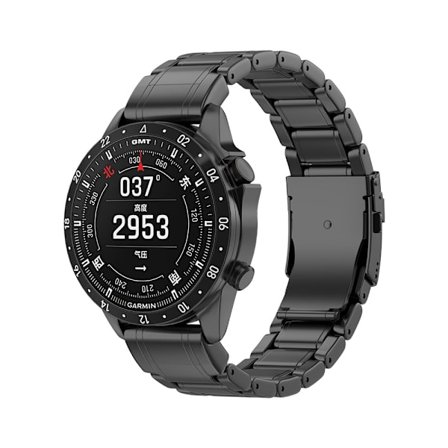 Premium 22mm Quick Fit Titanium Klockarmband för Garmin Fenix