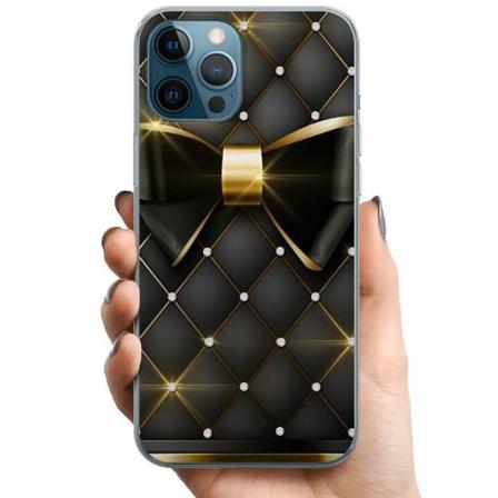 Apple Iphone 12 Pro Tpu Mobilskal Gyllene Rosett