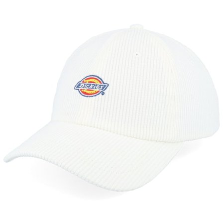 Dickies - White unconstructed Caps - Hardwick Corduroy Cap 2 Egret White Dad Cap @ Hatstore
