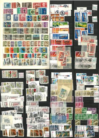 Berlin 1978-1990 - Dublet samling i 1 indstiksbog - Postfrisk/stemplet