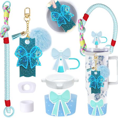 Stanley Cup -tarvikesetti rusettipillillä, akryylikorulla ja lasinalusella