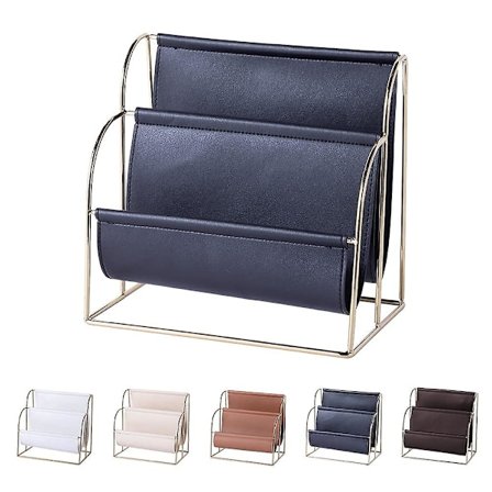 Metal PU læder referenceholder, Magasinholder