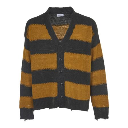 Amish, Cardigans Oranje, Heren, Maat:L,Polyamide
