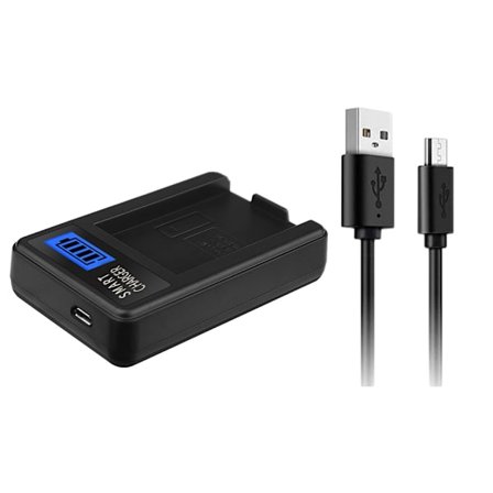 EN-EL9 EN-EL9A LCD Enkeltlader Batterilader for D40 D40x D60 D3000 D5000 Kamera Ladedokk Tilbehør