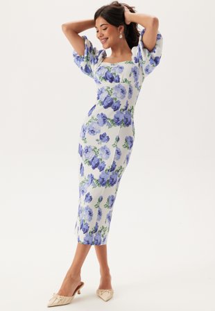 BUBBLEROOM Volume Sleeve Midi Dress Klær