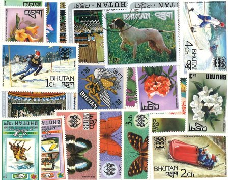 Bhutan - 35 forskellige