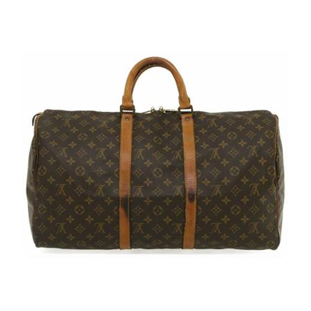 Louis Vuitton Vintage, Pre-owned Keepall 50 Bruin, unisex, Maat:ONE Size