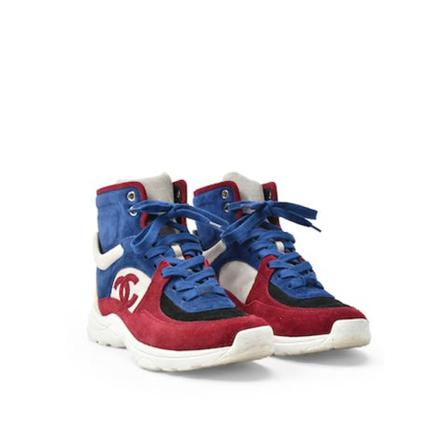 Chanel Vintage Pre-owned Sneakers blå, Dam, Dam, Storlek: 37 EU