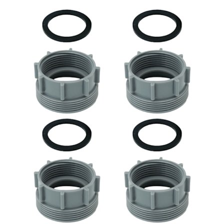 Robust köksdiskrörsadapter 45 till 58 mm koppling Säker läcksäker adapter