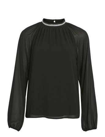 Vila | Vianlis High Neck L/S Top/R | 38