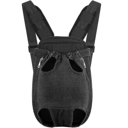 Rejsetaske til transport af små hunde, hvalpe og katte til rejser, vandreture, camping osv. - Sort-yujia