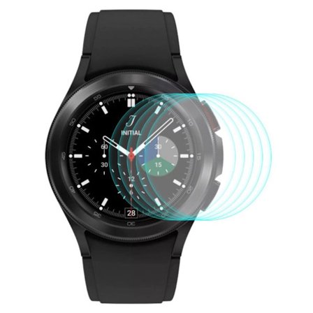 5Pcs ENKAY Samsung Galaxy Watch 4 Classic (42mm) arc edge HD tempered glass screen protector
