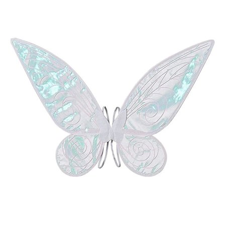 Skinnende Fe-vinger Voksen Forkledning Skinnende Gjennomsiktige Vinger Halloween Fe-kostyme Englevinger