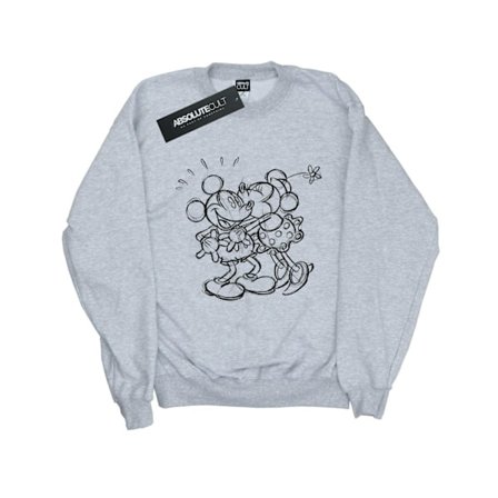 Disney Boys Mickey och Minnie Mouse Kiss Sketch Sweatshirt 5-6