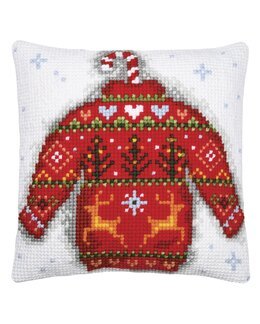 Kirjontapakkaus Tyyny Joulupusero