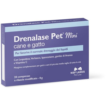Drenalase Pet Mangime Complementare Drenaggio Per Cani/Gatti