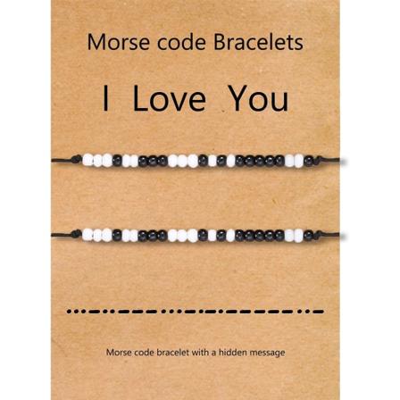 Pararmbånd for par - Jeg elsker deg - Nydelig gave til kjæreste fra kjæreste