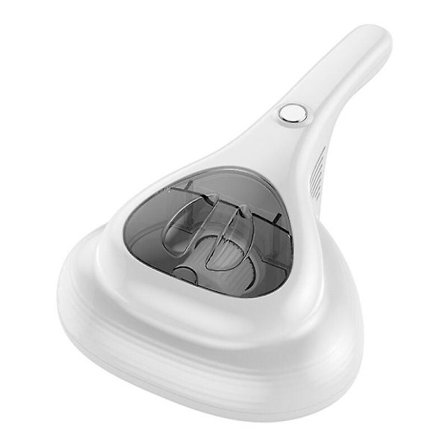 Madrasrenser, tekstil madras støvsuger med UV-kimdræbende lampe, poseløs, vaskbart filter, med kabel, hvid, 1,5 kg