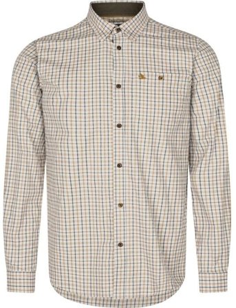 Seeland M's Oxford Shooting Shirt Classic Blue/Classic Brown Check