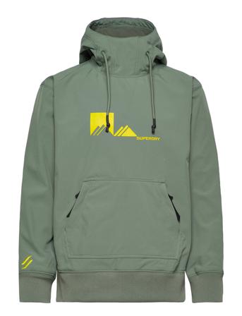 Snow Tech Hood Hoodie Grön Superdry Sport