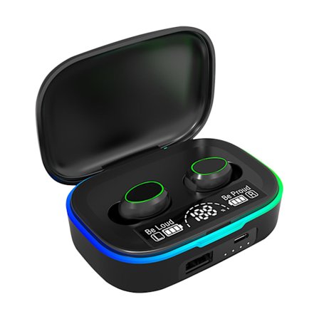 Bluetooth-hörlurar Trådlösa Hörlurar Med Låg Latens, Bluetooth-hörlurar Med Bluetooth 5.1 IPX5(Svart)