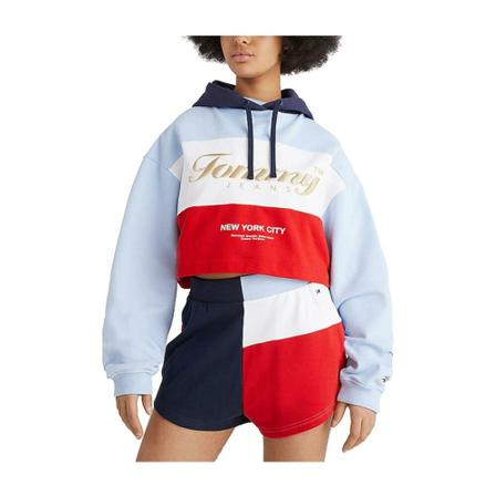 Tommy Hilfiger, Hoodies Niebieski, Kobieta, Rozmiar: S