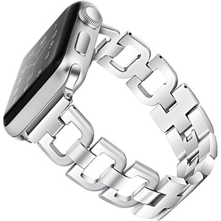 Rostfritt stålband Kompatibelt Apple Watch Band 38mm 40mm