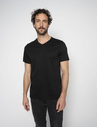 Mos Mosh Gallery Mmgperry V-Ss Tee - Black - S