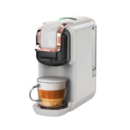 HiBREW 5-in-1 Mini Kannettava Espresso Kahvinkeitin Retkeilyyn ja Matkustamiseen, 19 Bar Kylmä/Kuuma Uutto 7 Valittavalla Vesimäärällä