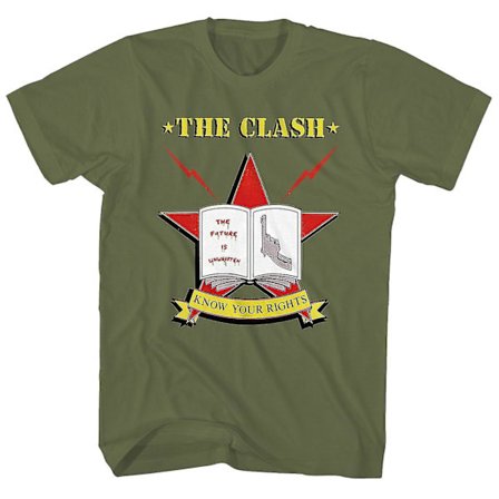 The Clash T Shirt Know Your Rights Tour ?2 The Clash Shirt Clothes