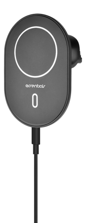 Essentials Wireless car charger, Apple magnet, dual mounts