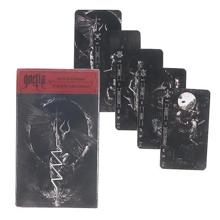 Goetia Tarot I Mørket Tarotkort Oraklekort Profeti Spådom Brettspill