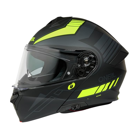 Adventurehjelm O'Neal M-SRS String Svart/Grå/Neongul L